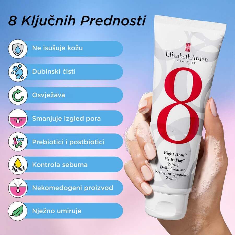 Eight Hour Hydraplay 2-in-1 Daily Cleanser