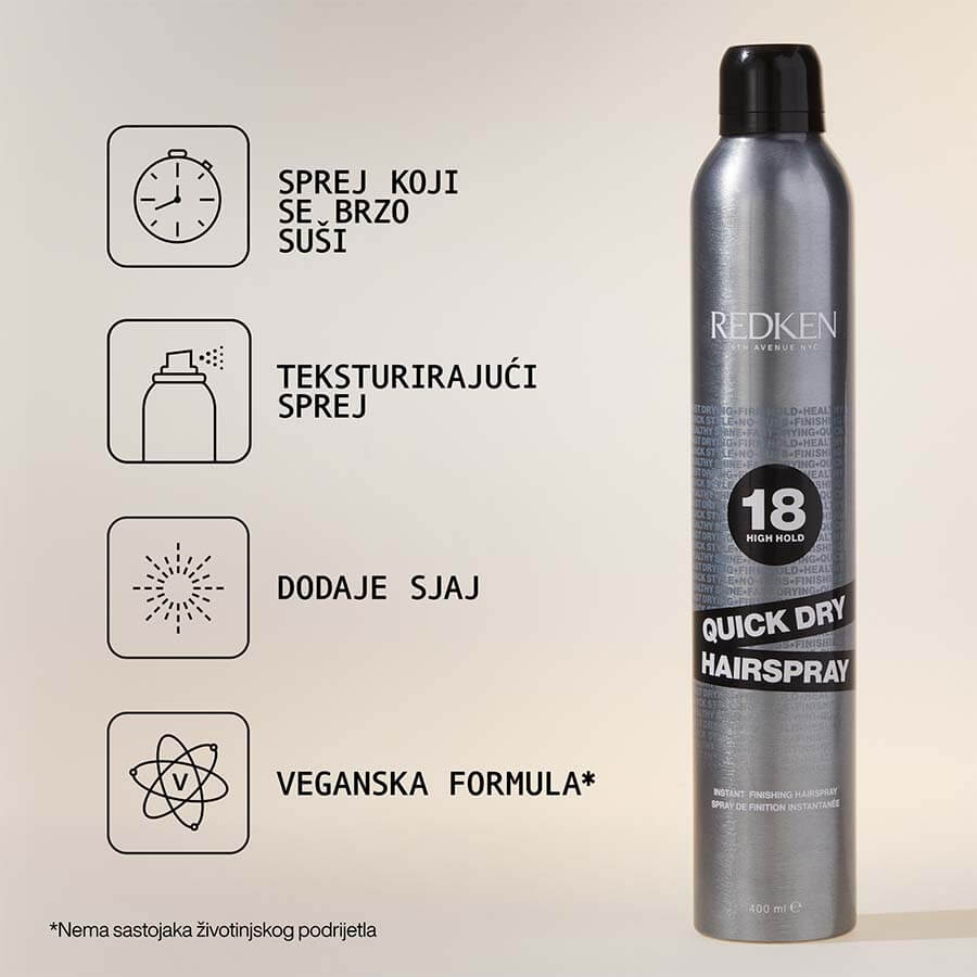 Quick Dry Hairspray