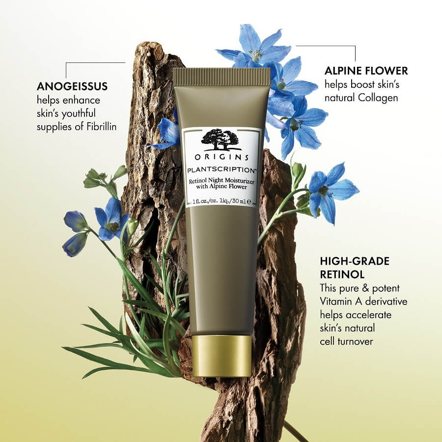 Retinol Night Moisturizer With Alpine Flower