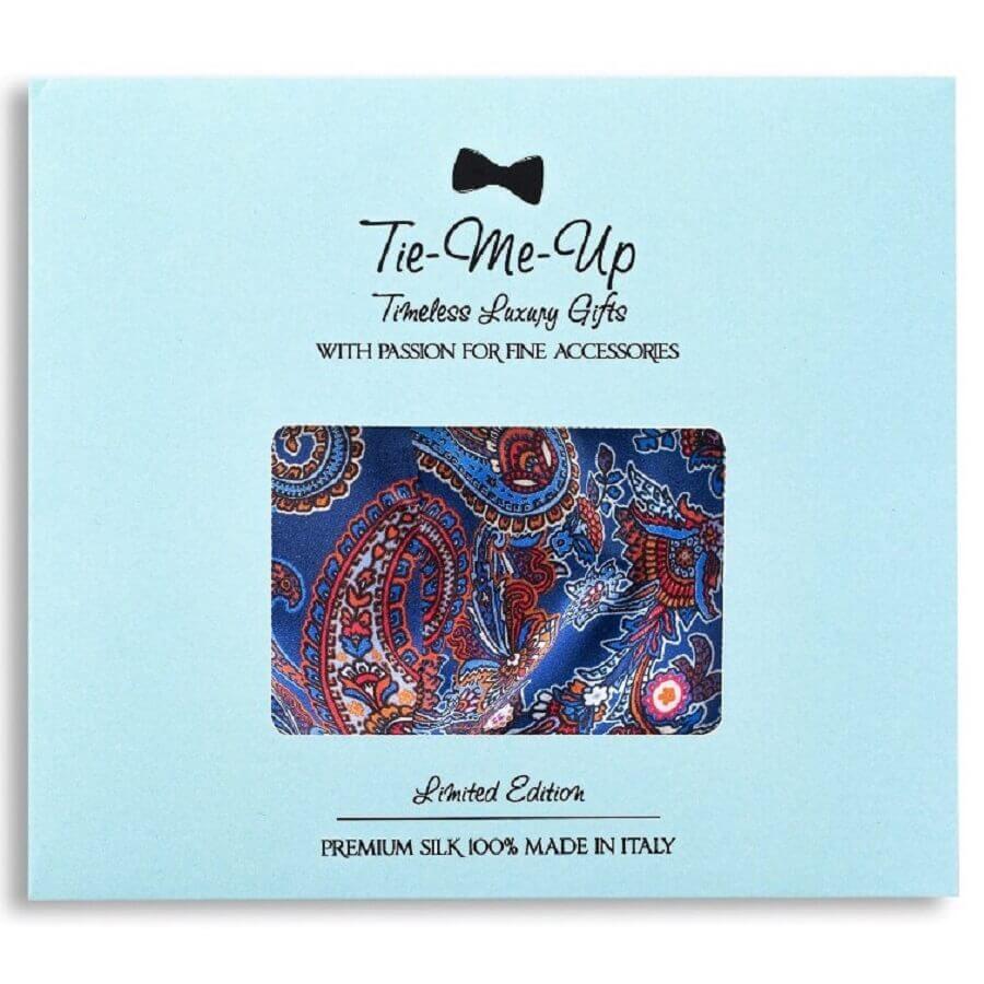 Silk Mask London Paisley Bordo
