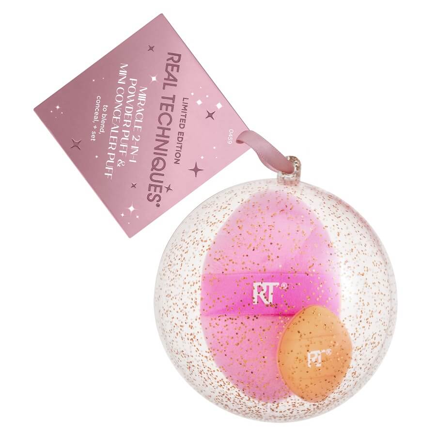 Miracle 2-in-1 Powder Puff & Mini Concealer Puff Set