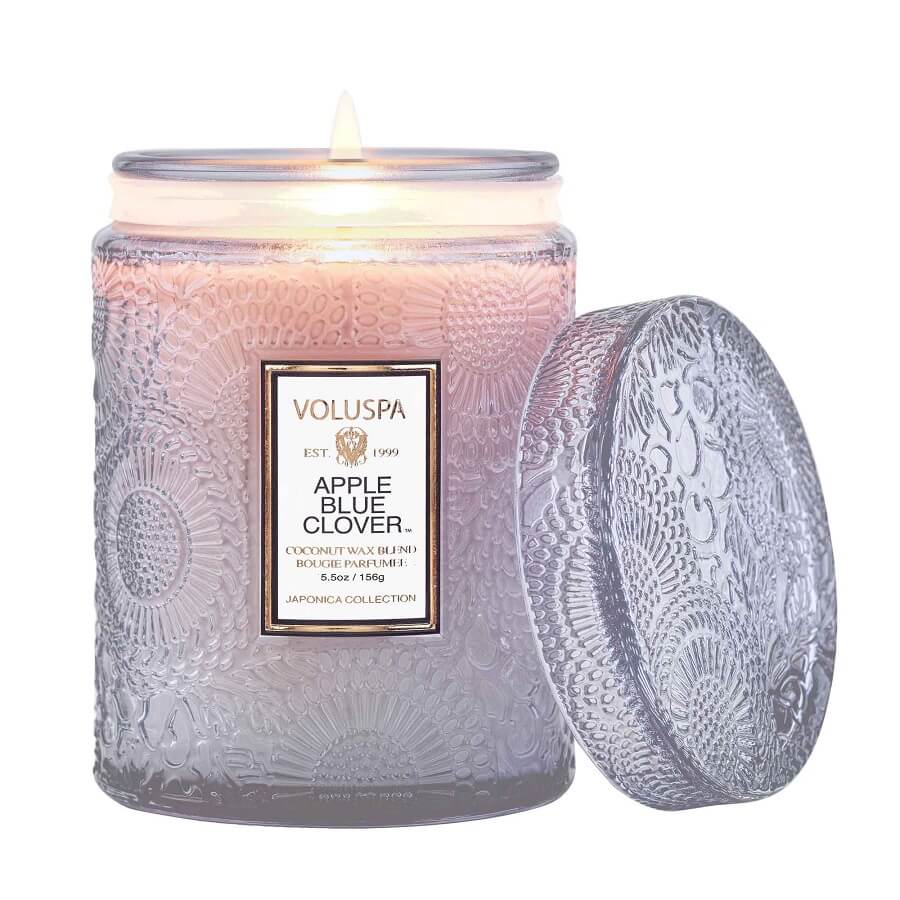 Apple Blue Small Jar Candle