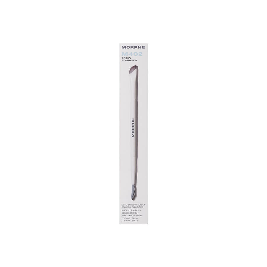 M402 Dual-Ended Precision Brow Brush & Comb
