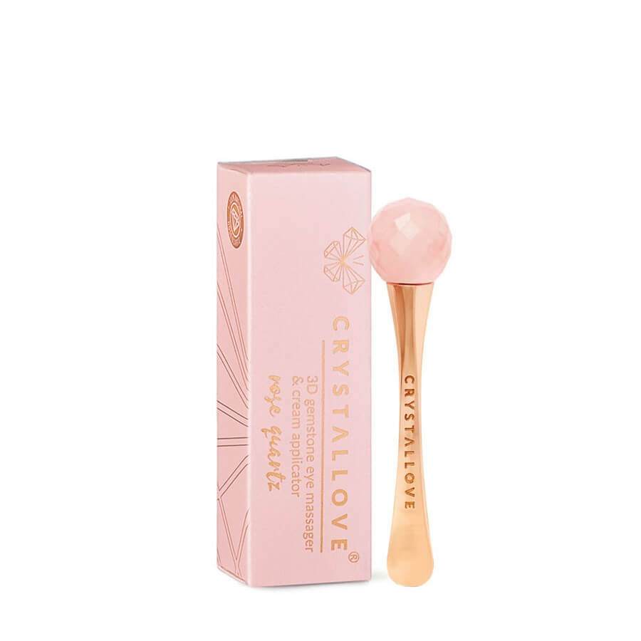 3D Rose Quartz Eye Massager