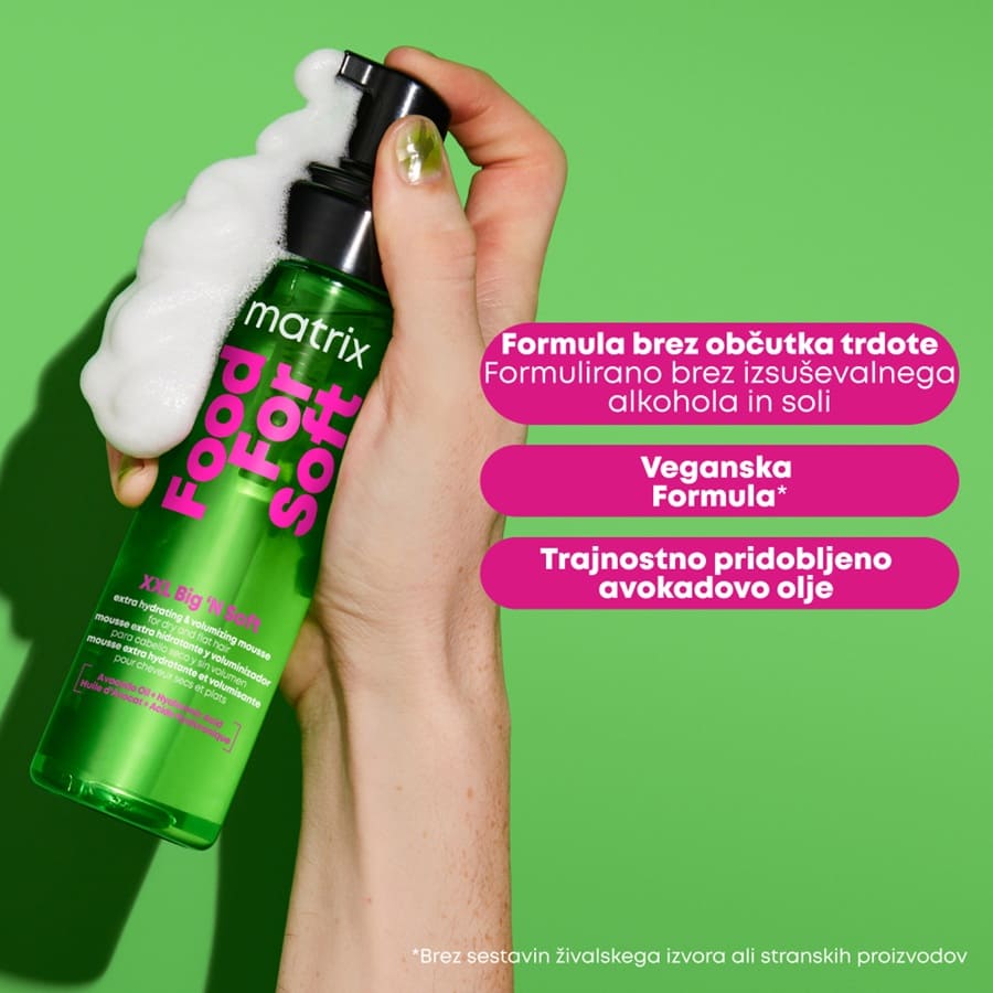 Food For Soft XXL Big 'N Soft Extra Hydrating & Volumizing Mousse