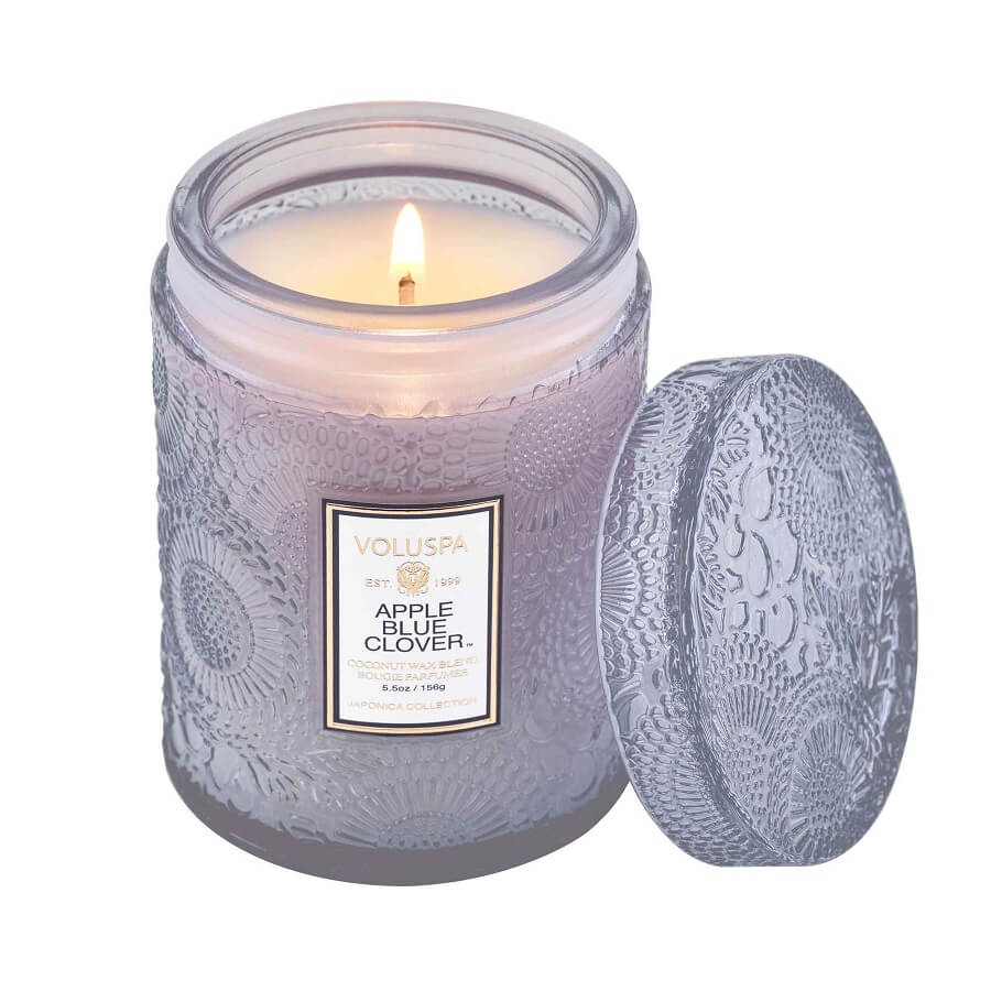 Apple Blue Small Jar Candle