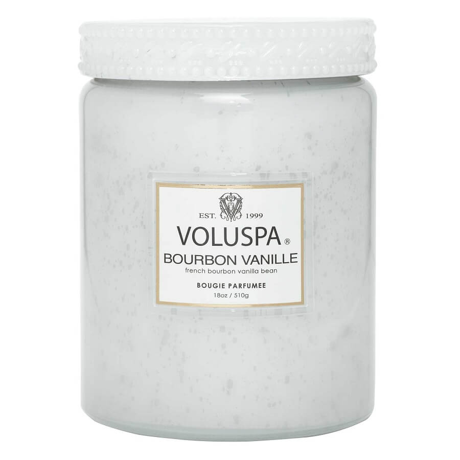 Bourbon Vanille Large Jar Speckle Candle