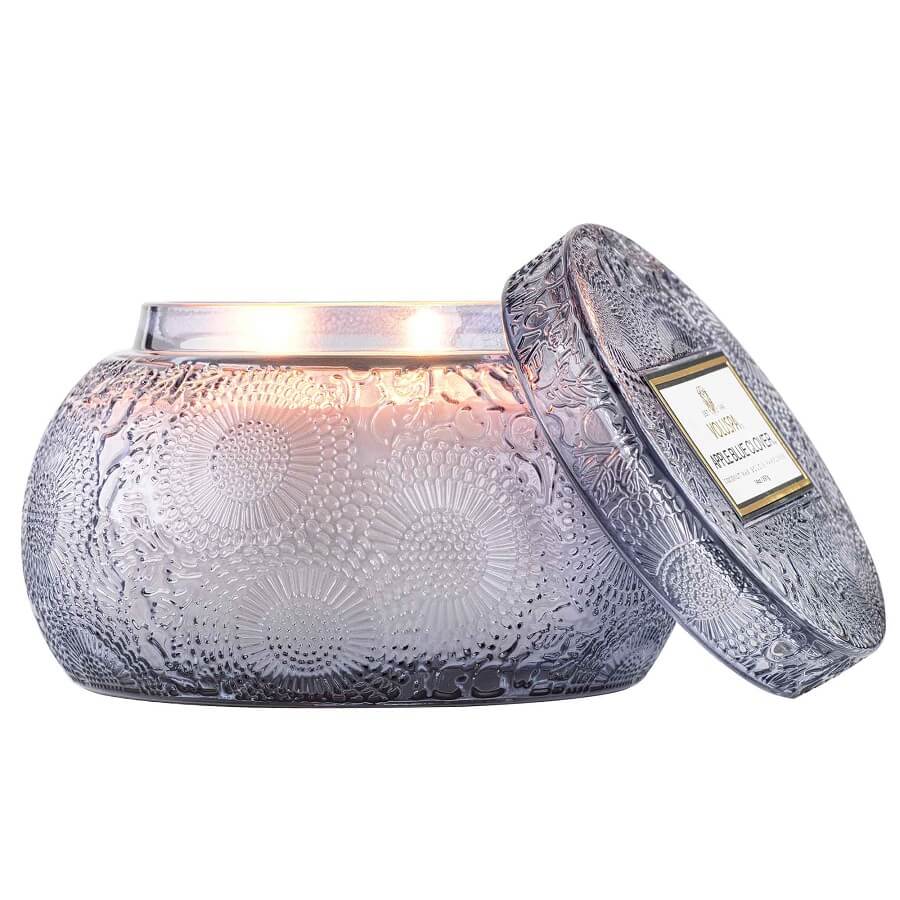 Apple Blue Clover Chawan Bowl Candle