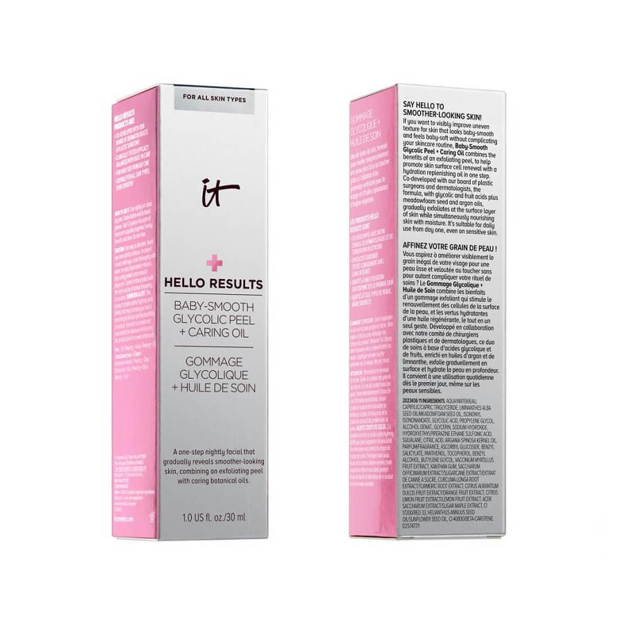 Hello Results Glycolic Peel + Caring Oil