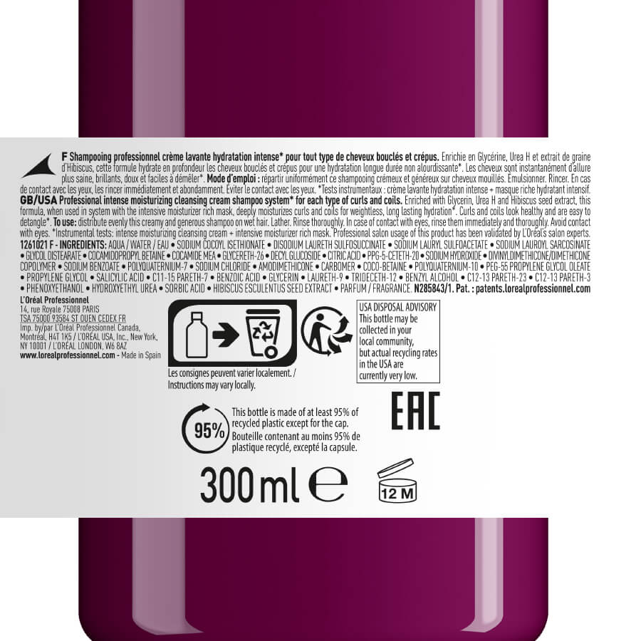 Professional Intense Moisturizing Shampoo