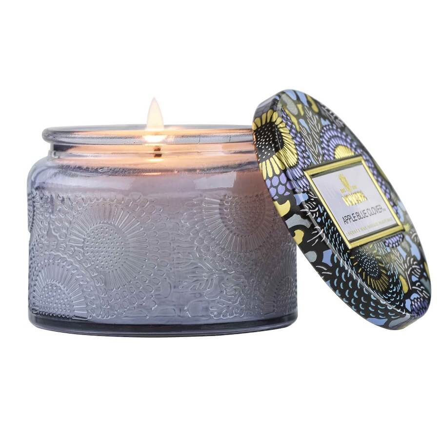 Apple Blue Clover Petite Jar Candle