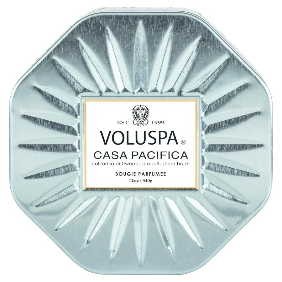 Casa Pacifica Octagon Tin Candle