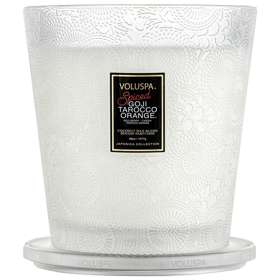 Spiced Goji Tarocco Orange 3 Wick Hearth Candle