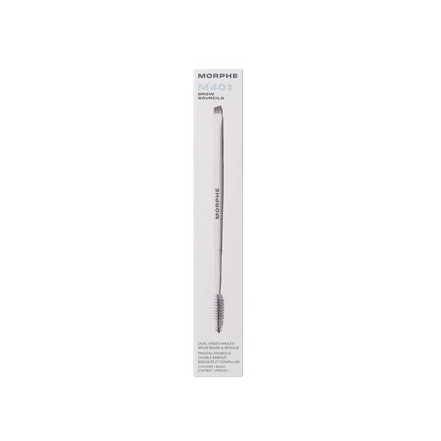 M401 Dual-Ended Angled Brow Brush & Spoolie