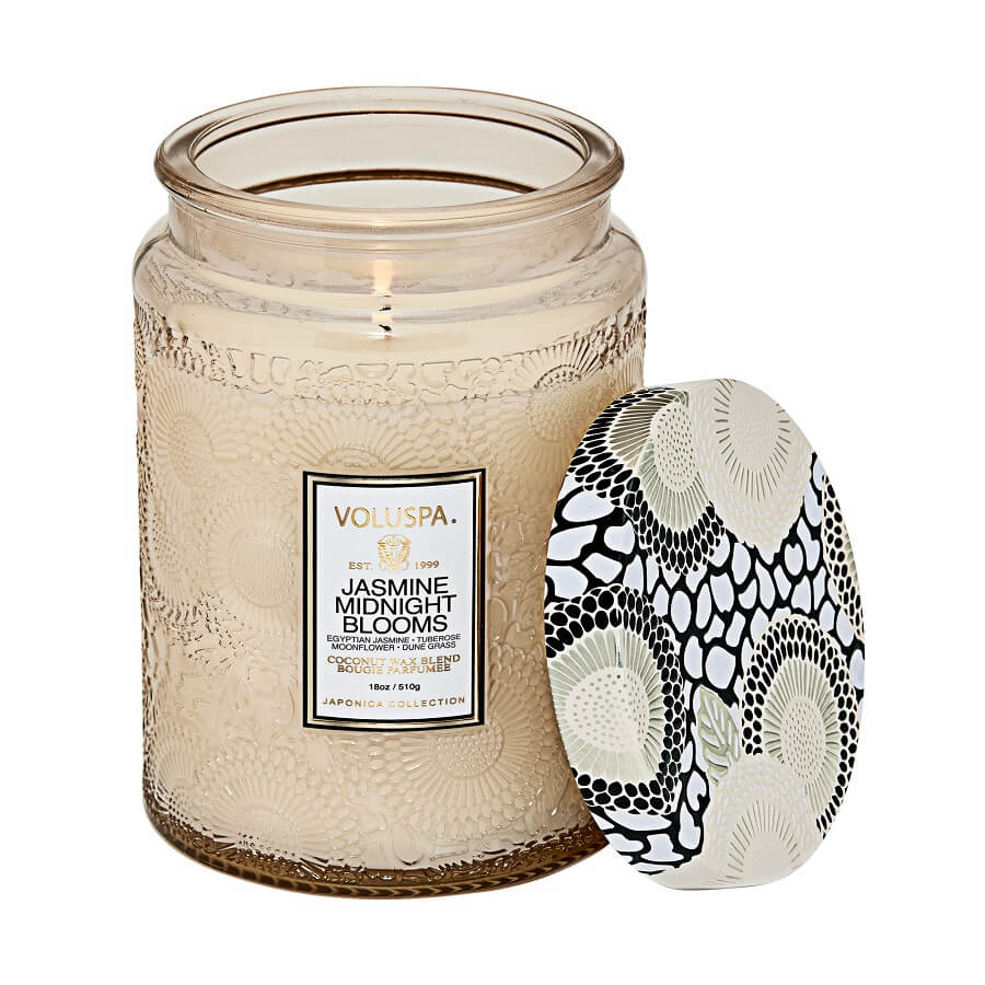 Jasmine Midnight Blooms Large Candle