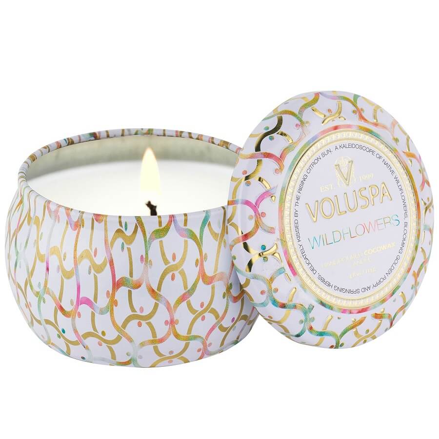 Wildflowers Mini Tin Candle