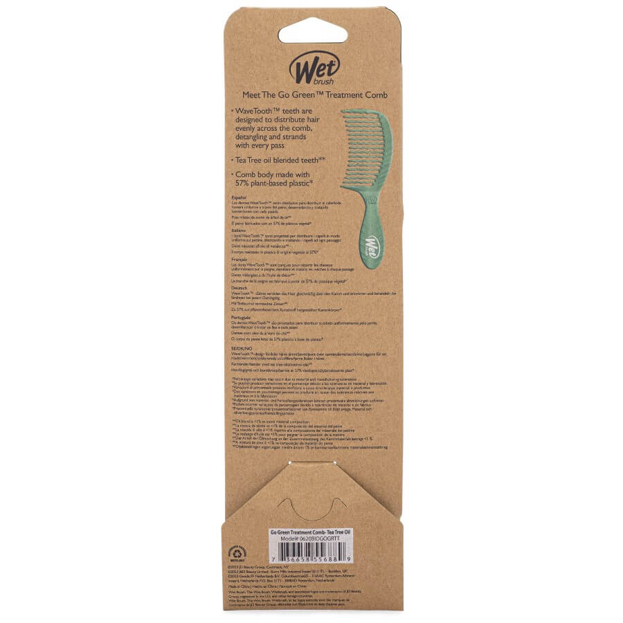 Go Green Treatment Comb Tea Tree Oil Infused