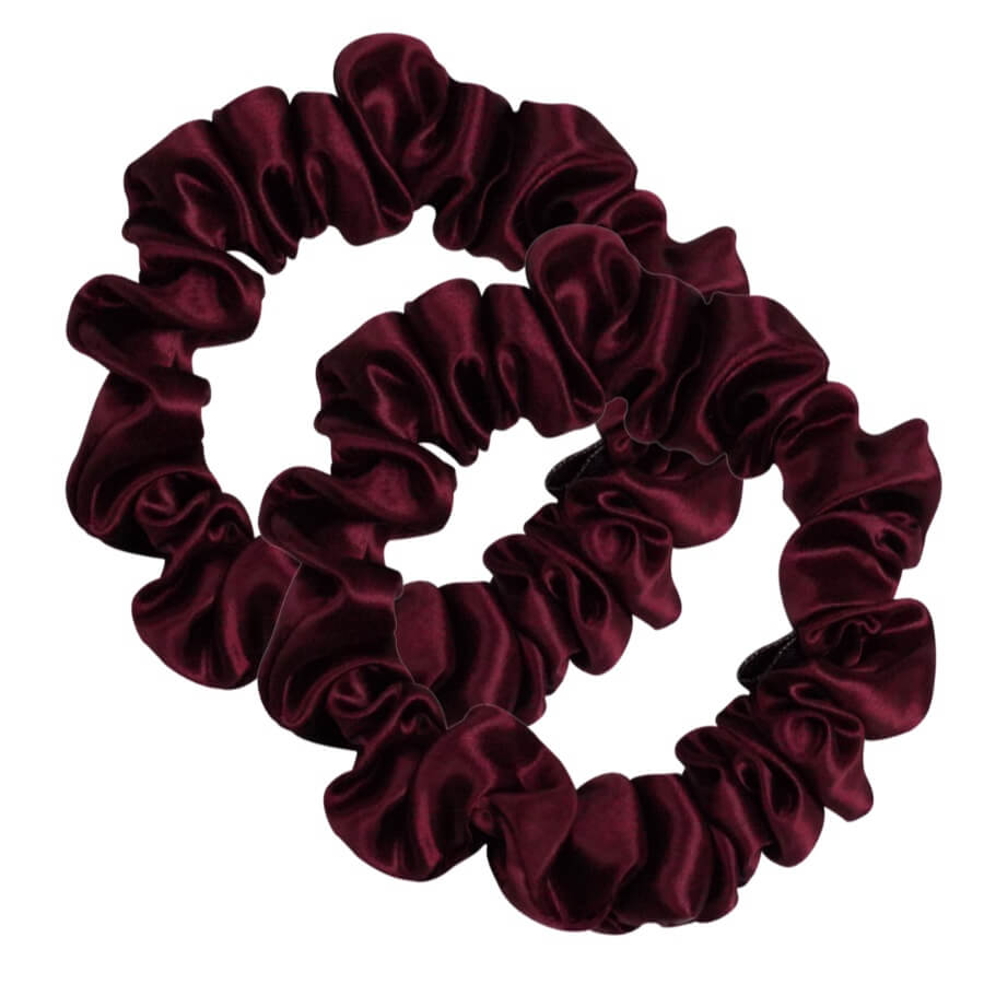 Silk Hairband Midi Burgundy Sky