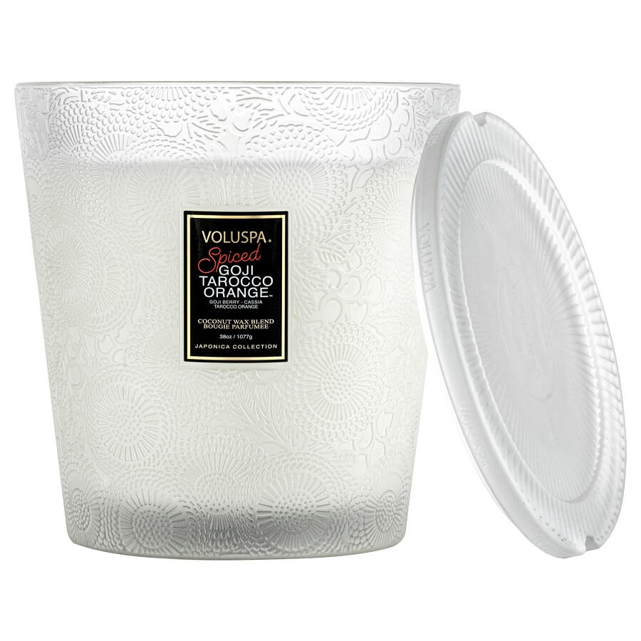 Spiced Goji Tarocco Orange 3 Wick Hearth Candle