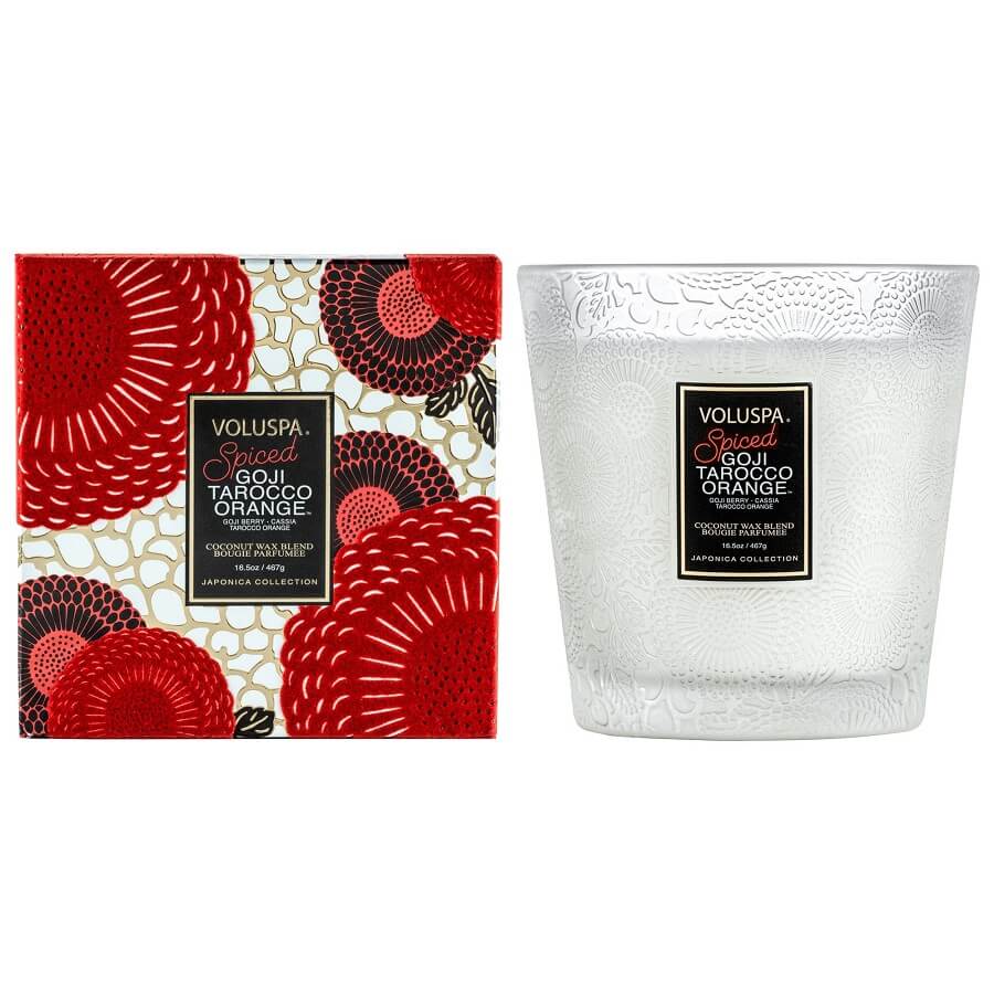 Spiced Goji Tarocco Orange Holiday 2 Wick Hear