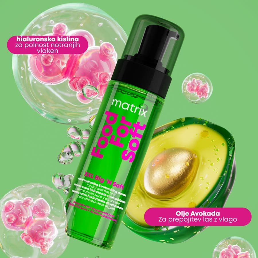 Food For Soft XXL Big 'N Soft Extra Hydrating & Volumizing Mousse