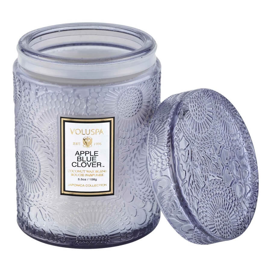 Apple Blue Small Jar Candle