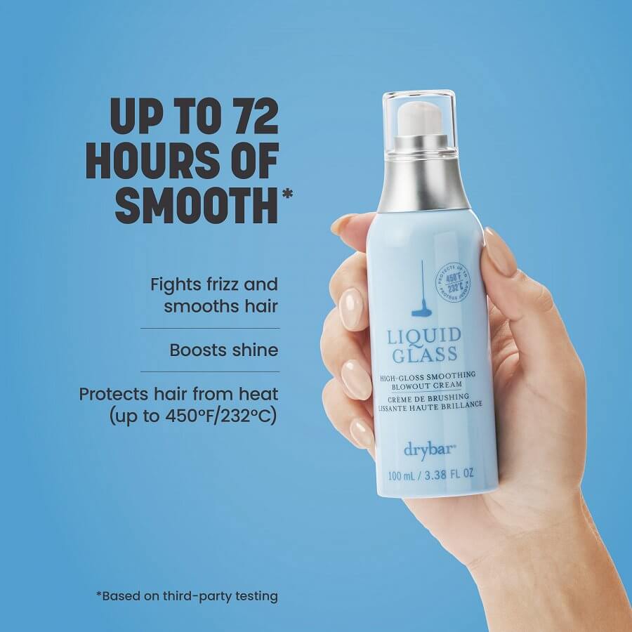 Liquid Glass High-Gloss Smoothing Blowout Cream