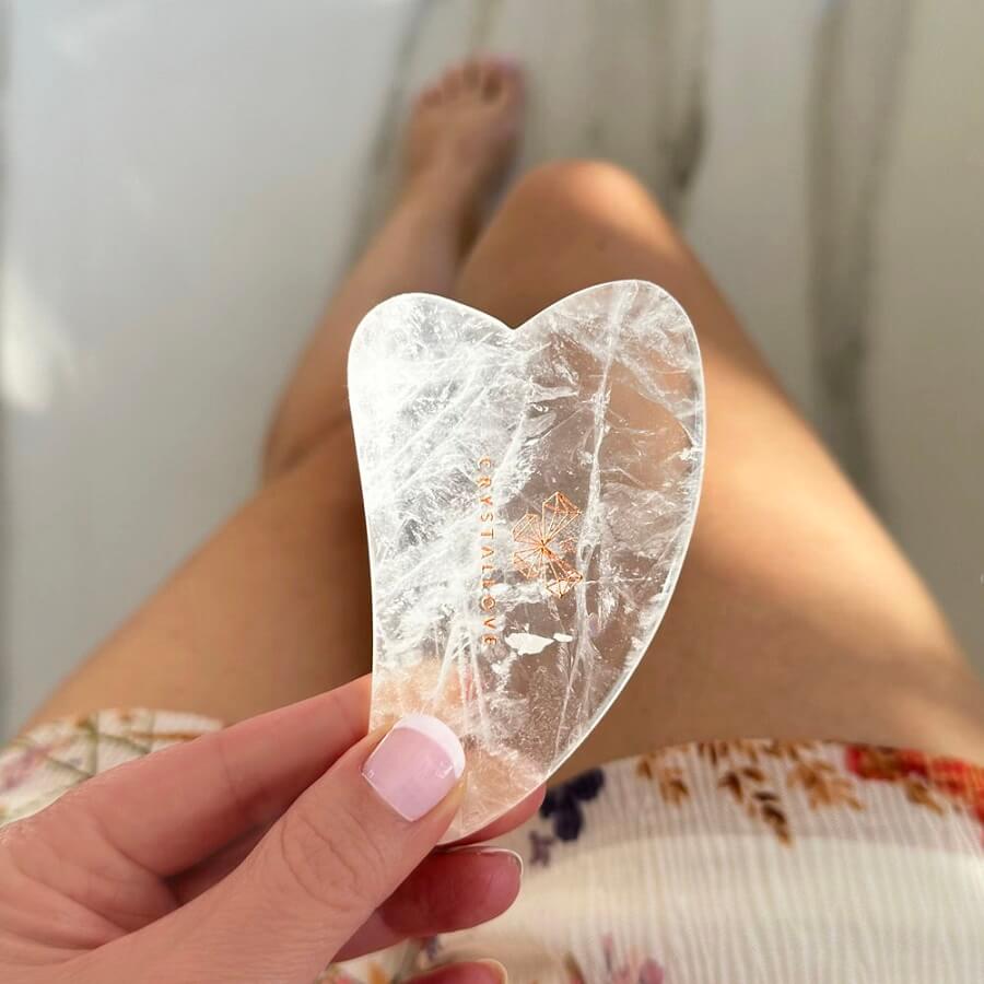 Clear Quartz Gua Sha