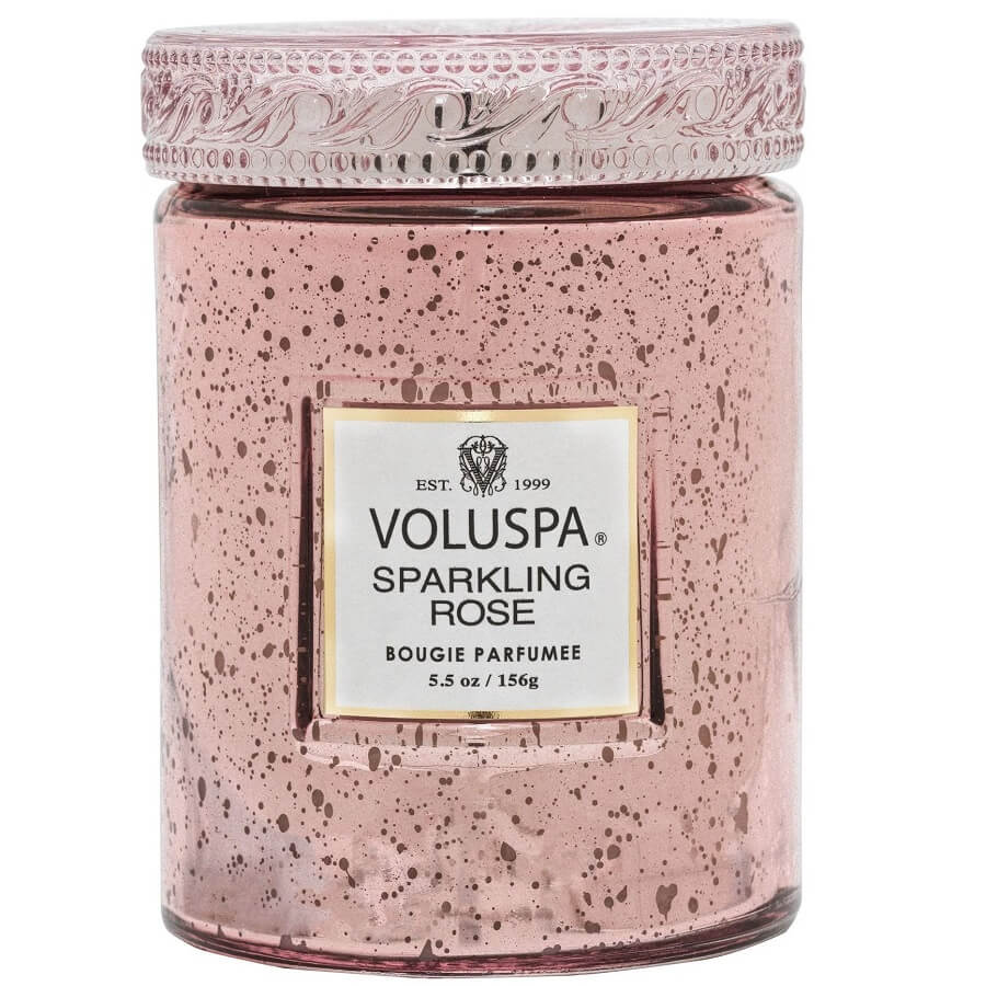 Sparkling Rose Small Jar Candle