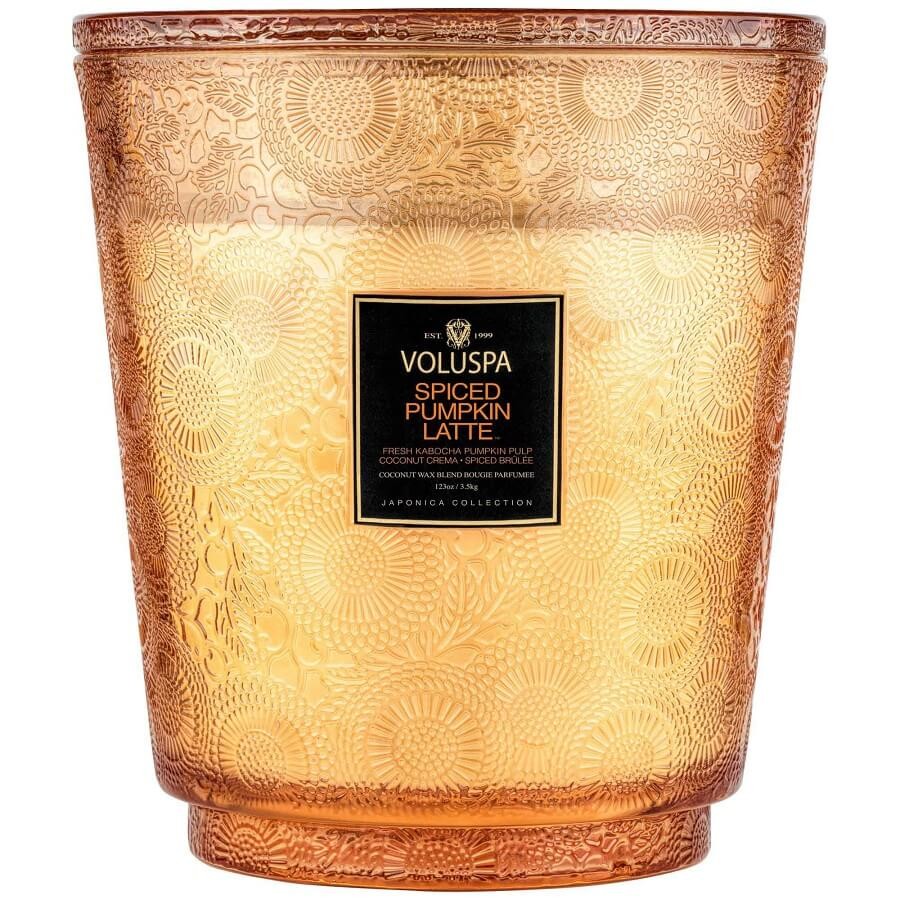 VOLUSPA - Spiced Pumpkin Latte 5 Wick Hearth Candle - 