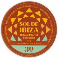Sol de Ibiza Natural Mineral Sunscreen Tin SPF30