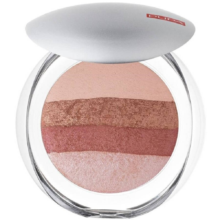 Pupa - Luminys Baked All Over Illuminating Blush Powder - 01 - Rose Stripes