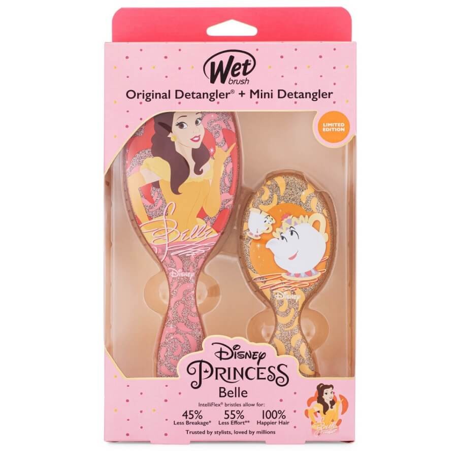 Wet Brush - Original Detangler Disney Princess Belle Set - 