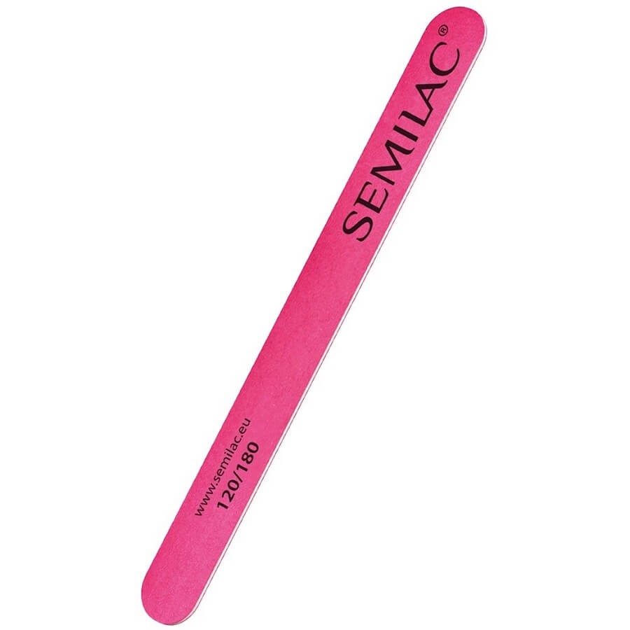 Semilac - Wooden Nail File Magenta 120/180 - 