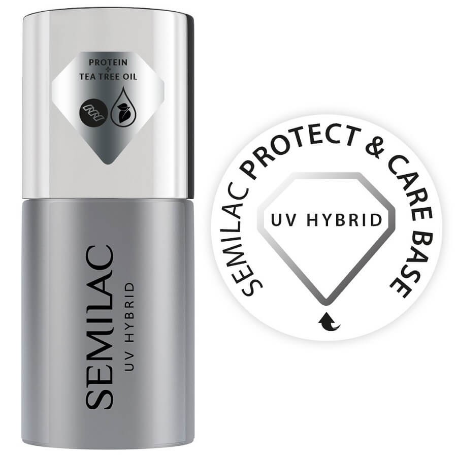 Semilac - Nail Polish Protect & Care Base - 