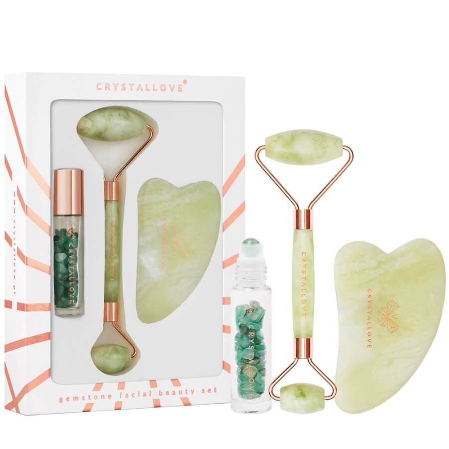 Crystallove - Jade Roller And Gua Sha Set - 