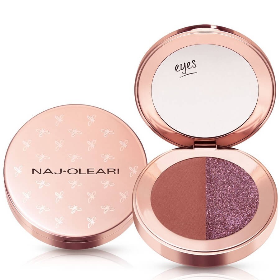 Naj Oleari - Matte & Shine Duo Eyeshadow - 02 - Chestnut & Prune