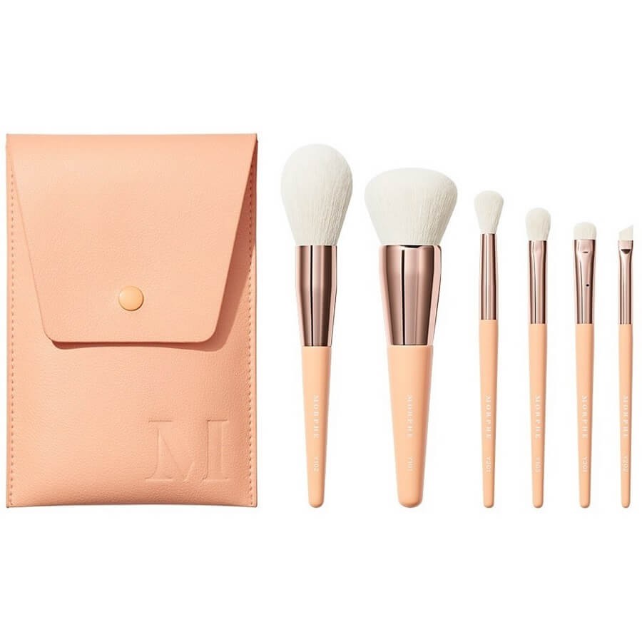 Morphe - Aurascape Face & Eye Travel Brush Set - 