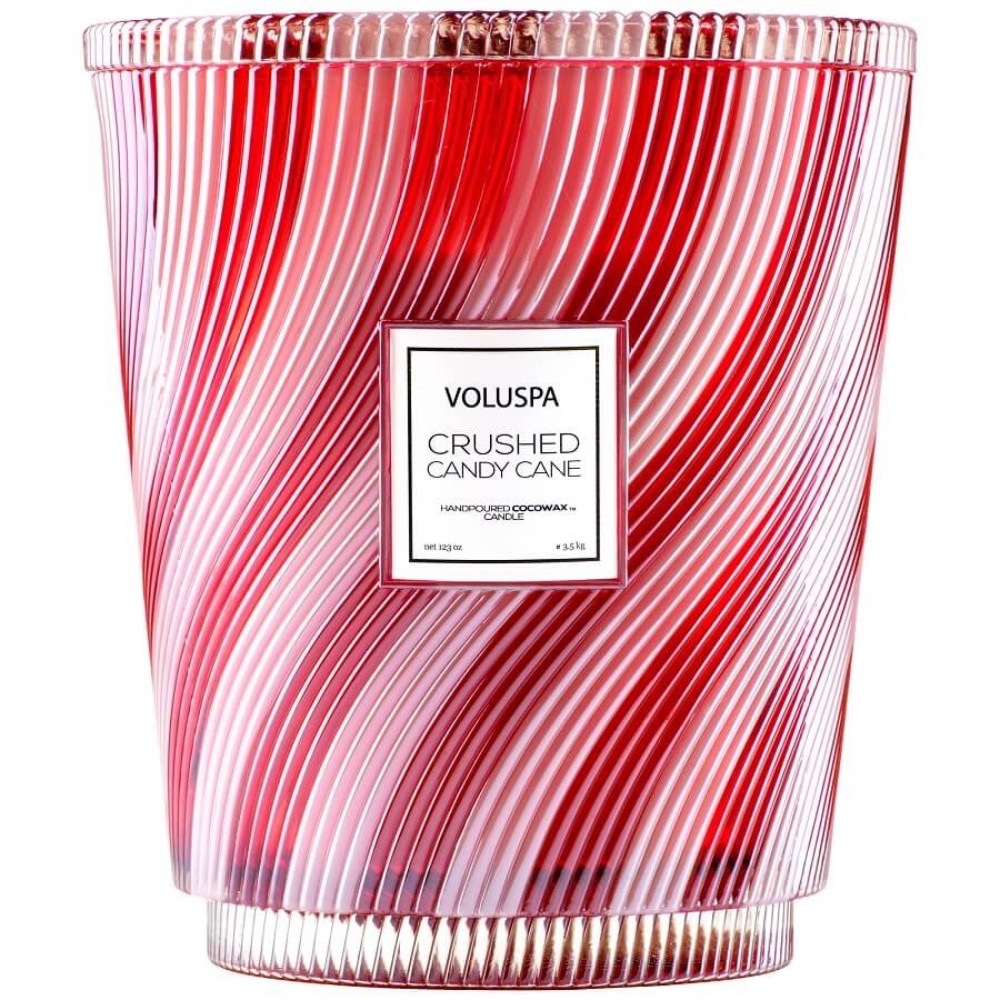 VOLUSPA - Crushed Candy Cane 5 Wick Hearth Candle - 