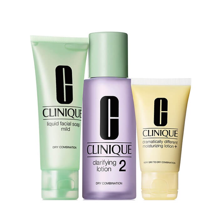 Clinique - 3 Step Skin Care System 2 Dry To Combination Set - 