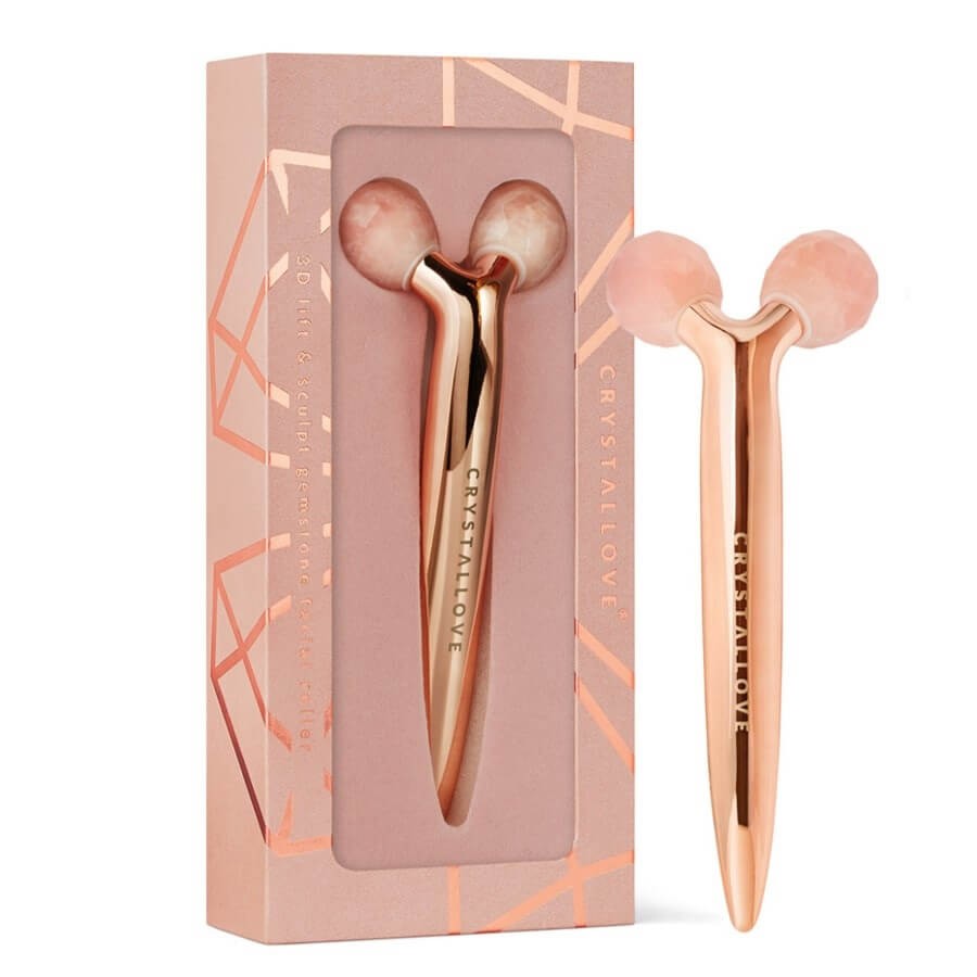 Crystallove - 3D Lift Rose Quartz Roller - 