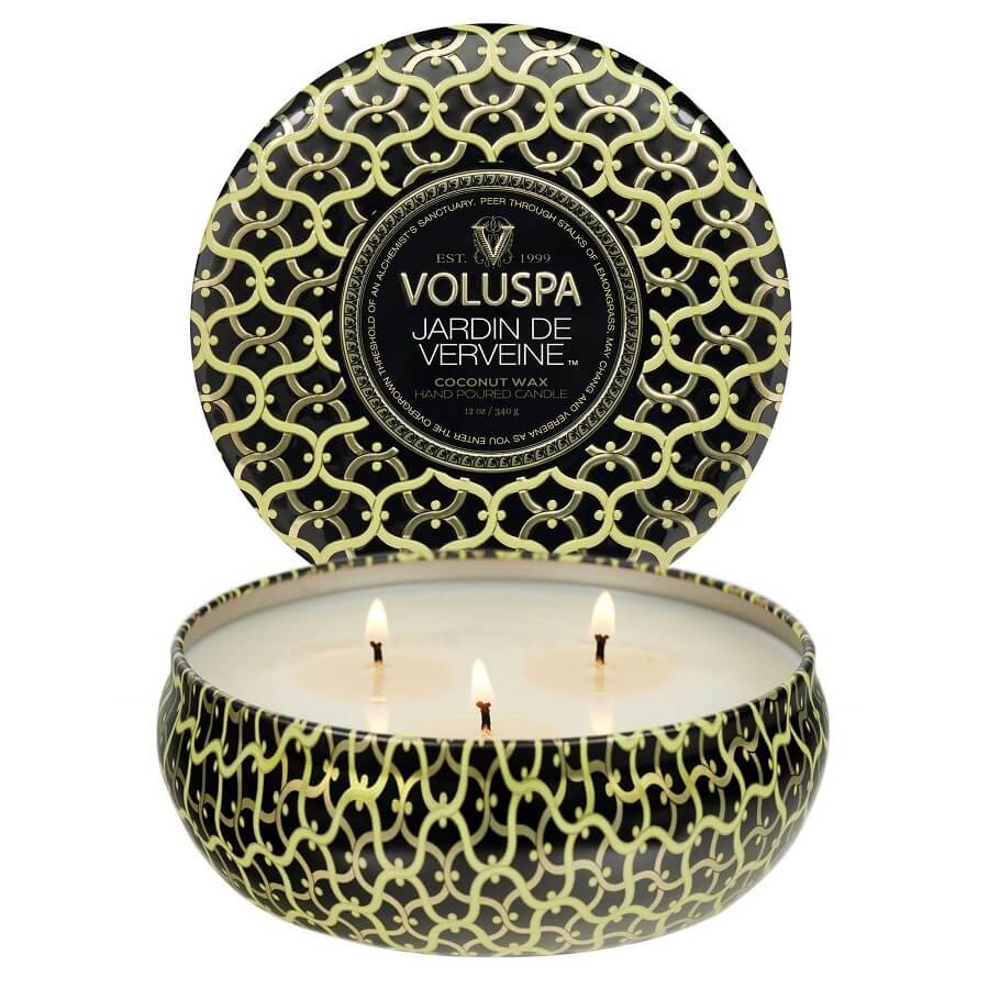 VOLUSPA - Jardin De Verveine 3 Wick Tin Candle - 