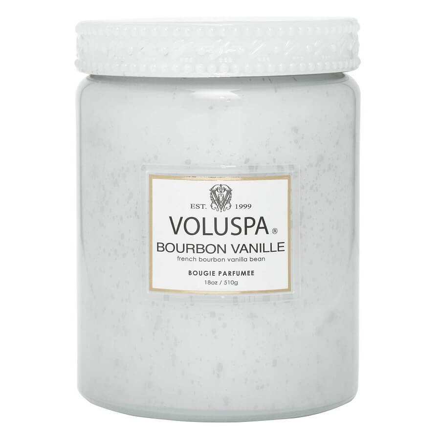 VOLUSPA - Bourbon Vanille Large Jar Speckle Candle - 