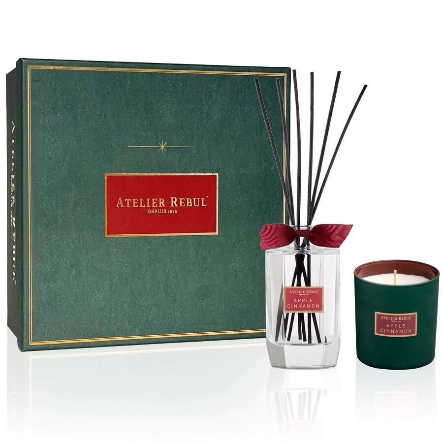 Atelier Rebul - Apple & Cinnamon Home Fragrance Gift Set - 