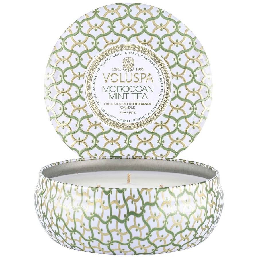 VOLUSPA - Moroccan Mint Tea 3 Wick Tin Candle - 