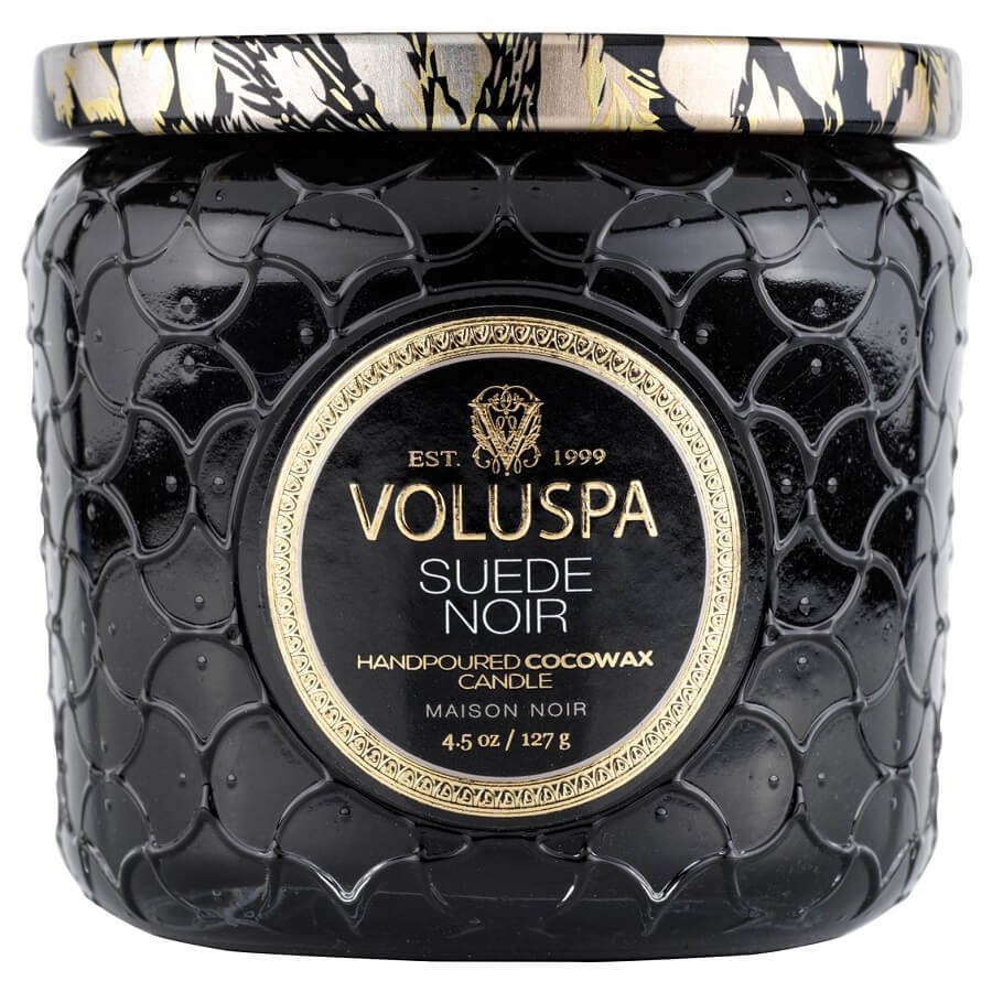 VOLUSPA - Suede Noir Petite Jar Candle - 