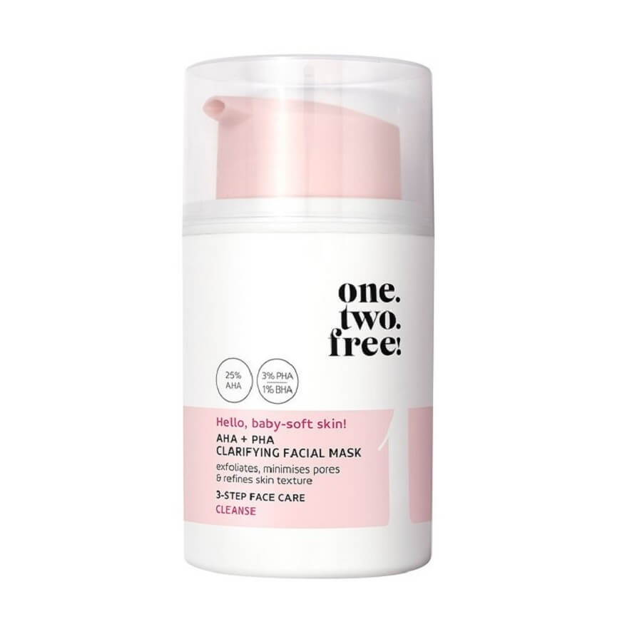 one.two.free! - AHA + PHA Clarifying Facial Mask - 