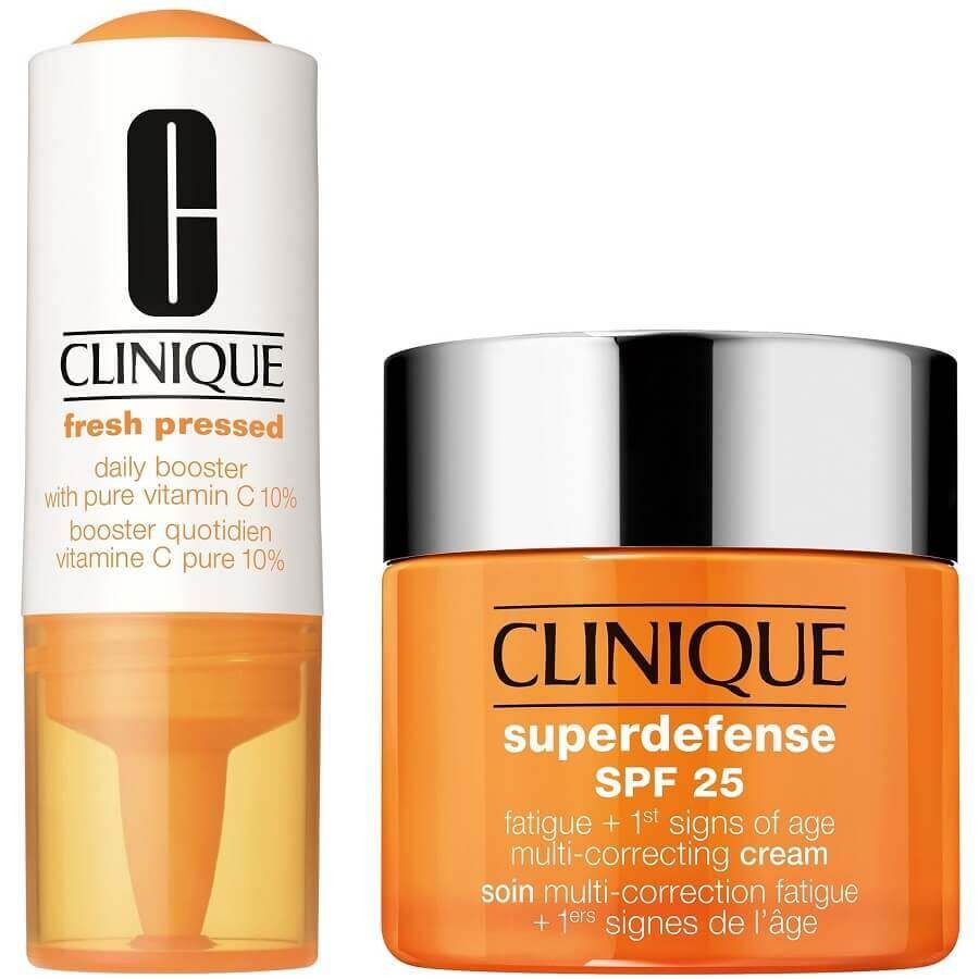 Clinique - Superdefense Cream Oily Skin SPF25 + Fresh Pressed - 