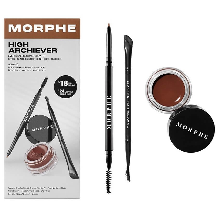 Morphe - High Archiever Everyday Essentials Brow Set - Almond