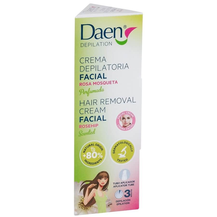 Daen - Hair Removal Facial Cream Rosehip - 